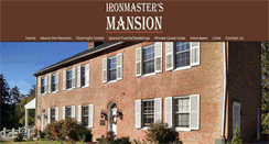 Desktop Screenshot of ironmastersmansion.com